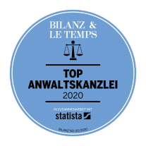 Auszeichnung von Bilanz und Le Temps als Top Anwaltskanzlei 2020